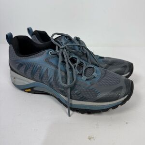 Merrell Blue & Grey Outdoor Hiking Low Top Trail Shoes